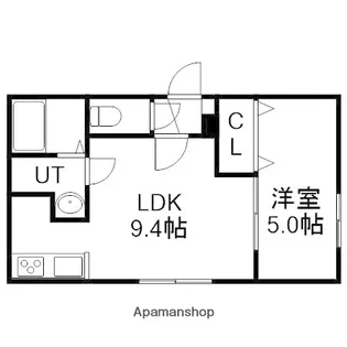 FOREST PARK 南郷13 (フォレストパーク南郷13)【303..号室】の間取り