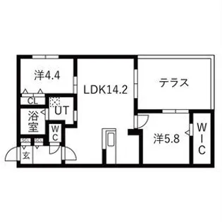ブランシャールMH幌平橋【3階】の間取り