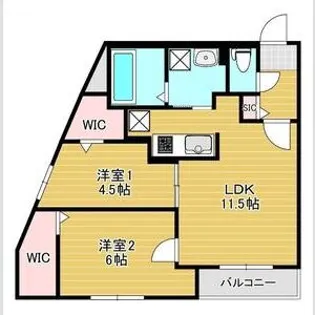 Dormire新札幌【1階】の間取り