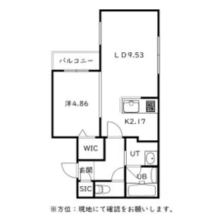 SHU RESIDENCE菊水【0303号室】の間取り