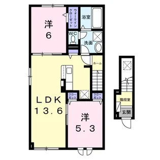 緑ヶ丘テラス【2階】の間取り