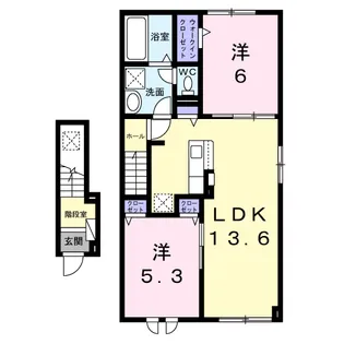 緑ヶ丘テラス【2階】の間取り