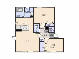 S.PLAZA Ⅱ【2階】の間取り