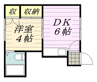 マイルーム11【105号室】の間取り