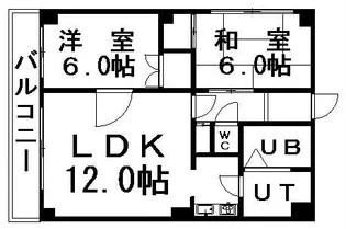 アース南郷21【403号室】の間取り