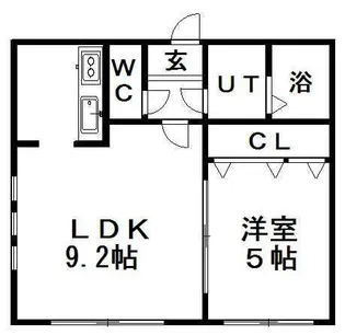 プレスタール【3階】の間取り