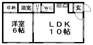 第16大成コーポ【207号室】の間取り