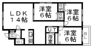 ハイツブラウンⅢ【A-5号室】の間取り
