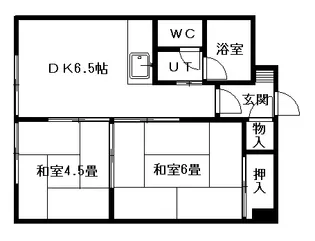 厚別グランドハイツ【2階】の間取り
