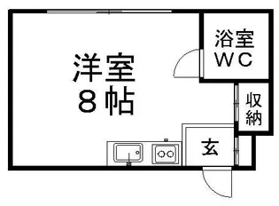 くきつマンション【305号室】の間取り
