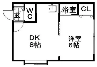 アーリーハウス【303号室】の間取り