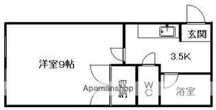 HS東札幌345【303号室】の間取り