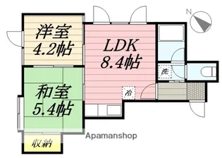 メゾン菊水元町【2階】の間取り