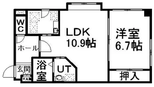 オーシャンコーポ【303号室】の間取り