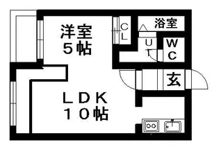 ダイアナ白石ヒルズ I【216号室】の間取り
