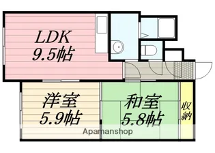 岩泉ビル【307号室】の間取り