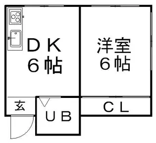 洸ビル【0303号室】の間取り