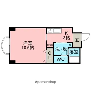 VILLA山松【4階】の間取り