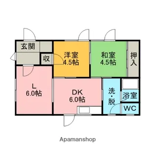 ハイツ中村【2階】の間取り