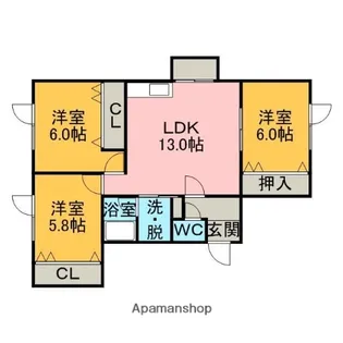 スターヴィレッジ【1階】の間取り