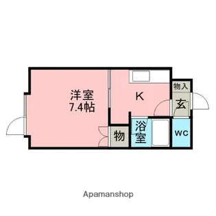 ハミングバードイン【1階】の間取り
