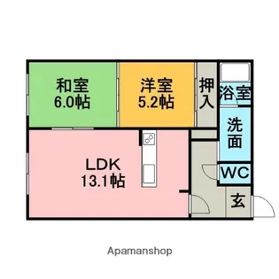 ドリームライク新生【2階】の間取り