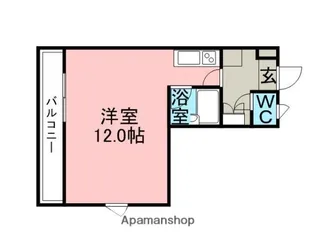 FKマンション【2階】の間取り