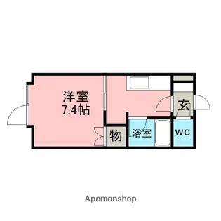 ノーザンベルグ52【1階】の間取り