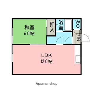 中島マンション【2階】の間取り