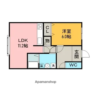 宮の森4・6ビル【2階】の間取り