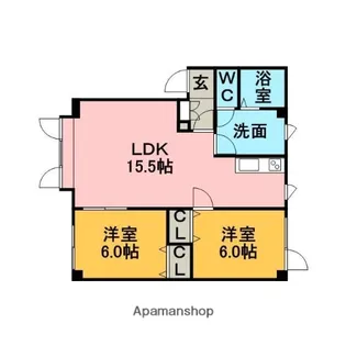 グランデールⅡ【1階】の間取り