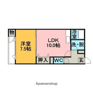 ピュア若草【2階】の間取り