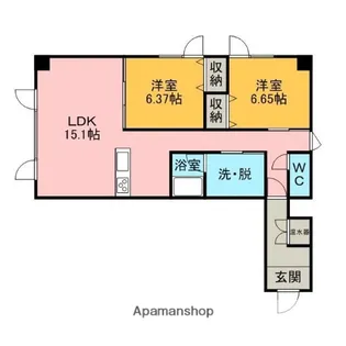 イーストSTビル【3階】の間取り