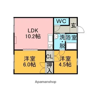 仙石マンション【2階】の間取り