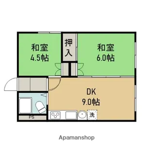 仙石マンション【3階】の間取り