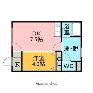 メゾンシエナⅡ【1階】の間取り