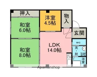 東光マンション【2階】の間取り