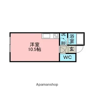 コーポハピネス【2階】の間取り
