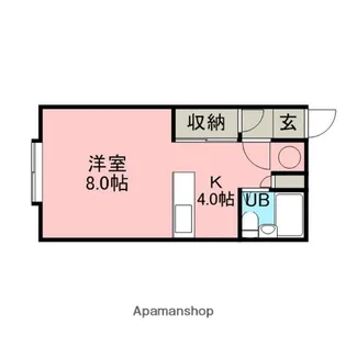 カントリーハイツ【1階】の間取り