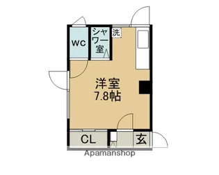 元上マンション【2階】の間取り