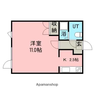 テトラビル【2階】の間取り
