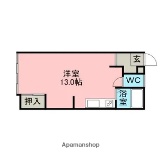 ハイツラポートB【2階】の間取り