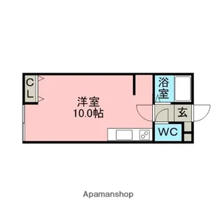 ハイツMOTOKI【2階】の間取り