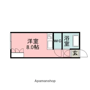 石崎コーポⅡ【1階】の間取り