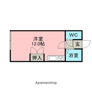 エスエスコート【1階】の間取り