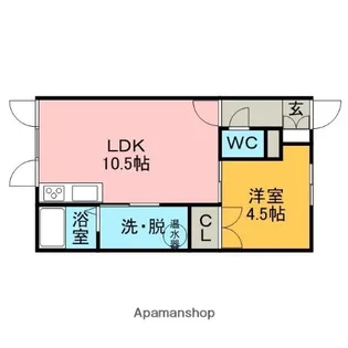 クオーク【1階】の間取り