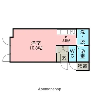 ハイツ緑ヶ丘【2階】の間取り