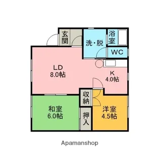 メモリー21【2階】の間取り