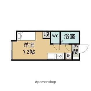 メゾン・ホワイトA2【2階】の間取り