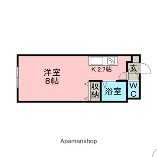 プラザマンション水元【2階】の間取り